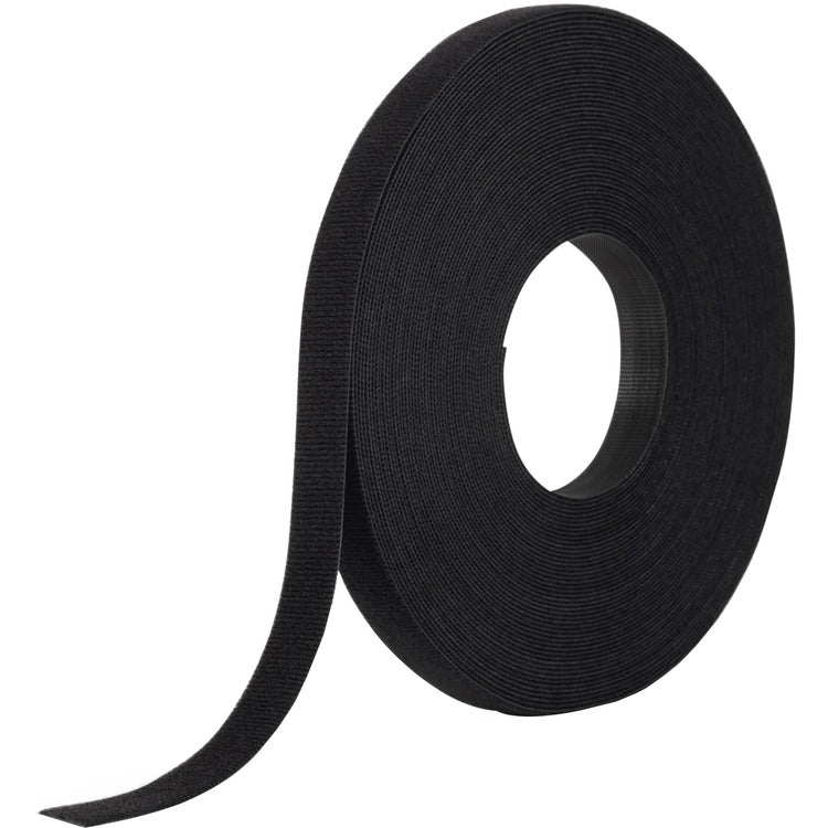 VELCRO┬&reg; One Wrap Tie Rolls, 3/4" x 75', 20/RL, Black (VEK189645) 1 Roll