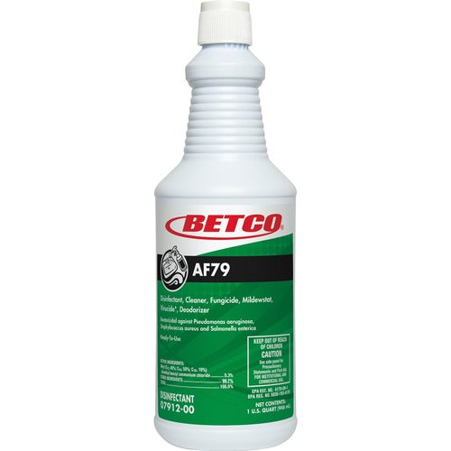 Betco AF79 Acid FREE Bathroom Cleaner, and Disinfectant - 32 oz (2 lb) - Citrus Scent (BET0791200) Each