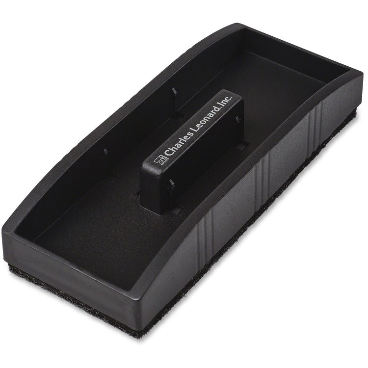 CLI White Board Eraser, Magnetic, 2" x 5", Marker Holder, Black (LEO74530)