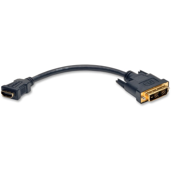 Tripp Lite by Eaton HDMI To DVI Adapter Cable, Black (TRPP13008N) Each
