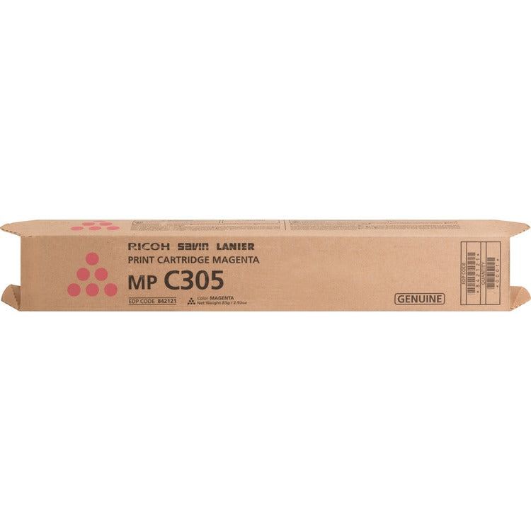 Ricoh Toner Cartridge for MPC305, 4000 Page Yield, Magenta (RIC842121) Each