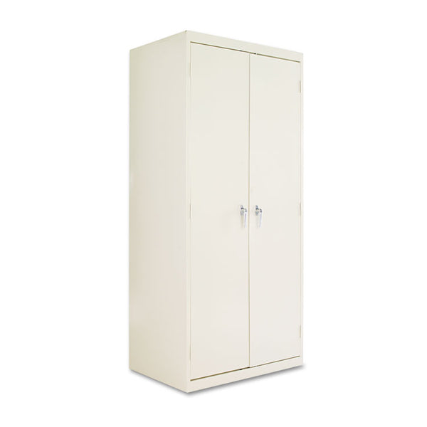 Alera® Assembled 78" High Heavy-Duty Welded Storage Cabinet, Four Adjustable Shelves, 36w x 24d, Putty (ALECM7824PY)