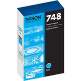 Epson DURABrite Pro 748 Original Standard Yield Inkjet Ink Cartridge, Cyan, 1500 Pages (EPST748220) Each