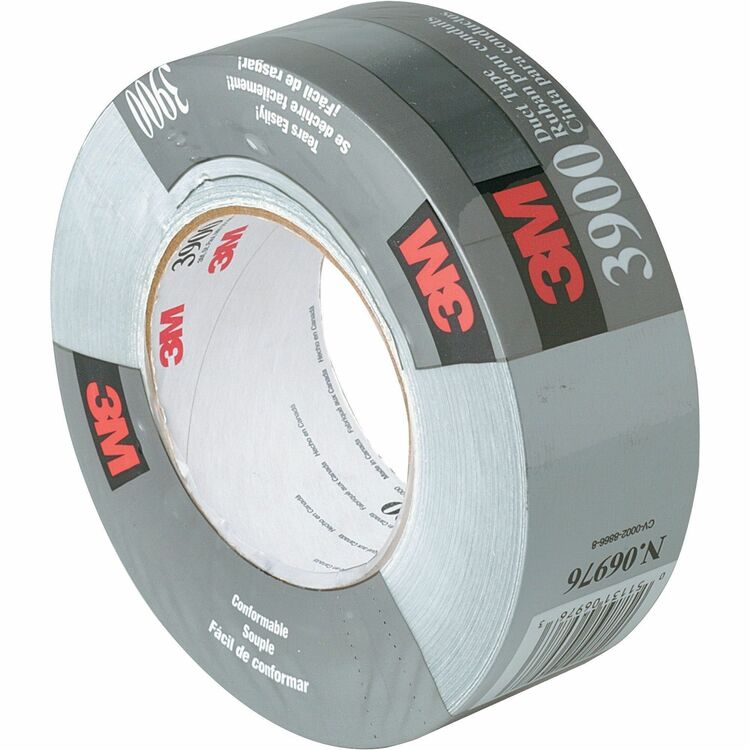 3M Multi-Purpose Duct Tape, 2" x 60 Yards, Silver (MMM3900CT) Case of 24