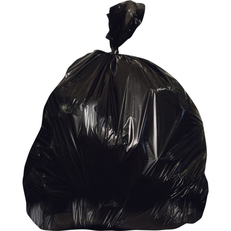Heritage Linear Low-Density Can Liners, 16 gal, 0.7 mil, 24" x 32", Black, 500/Carton (HERH4832HK) Case of 500