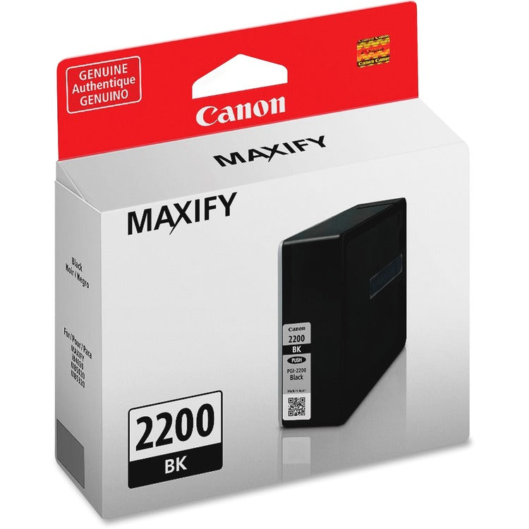 Canon Ink Tank, f/PGI-2200, 2500 Page Yield, Black (CNMPGI2200BK)