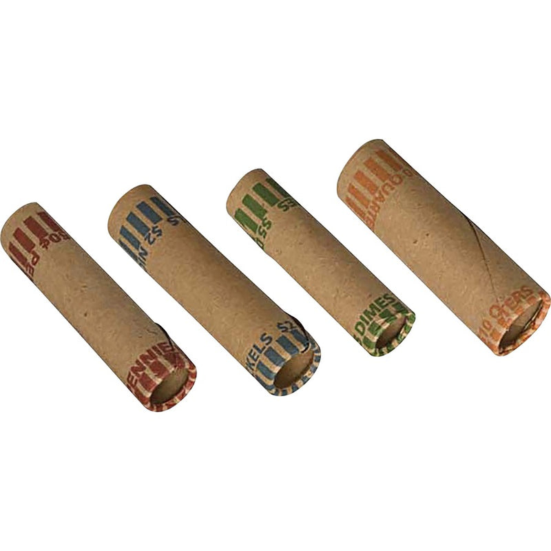 PAP-R Preformed Tubular Coin Wrappers, Dimes, $5, 1000 Wrappers/Box (PQP20010) Box of 1000