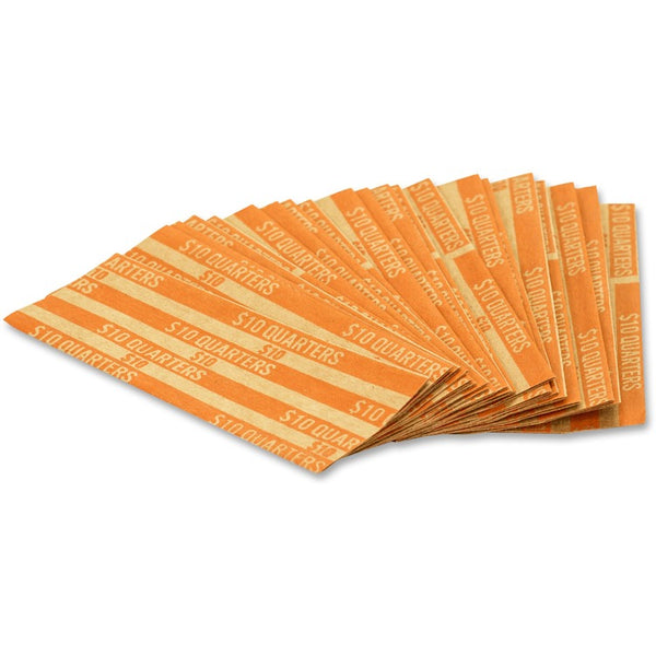 PAP-R Flat Coin Wrappers, Quarters, $10, 1000 Wrappers/Box (PQP30025) Box of 1000