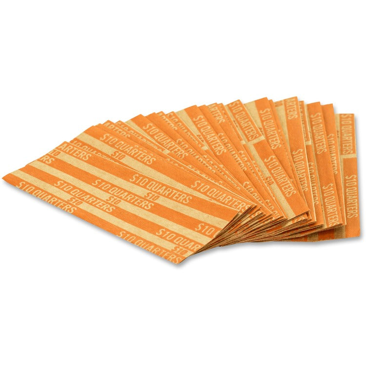 PAP-R Flat Coin Wrappers, Quarters, $10, 1000 Wrappers/Box (PQP30025) Box of 1000