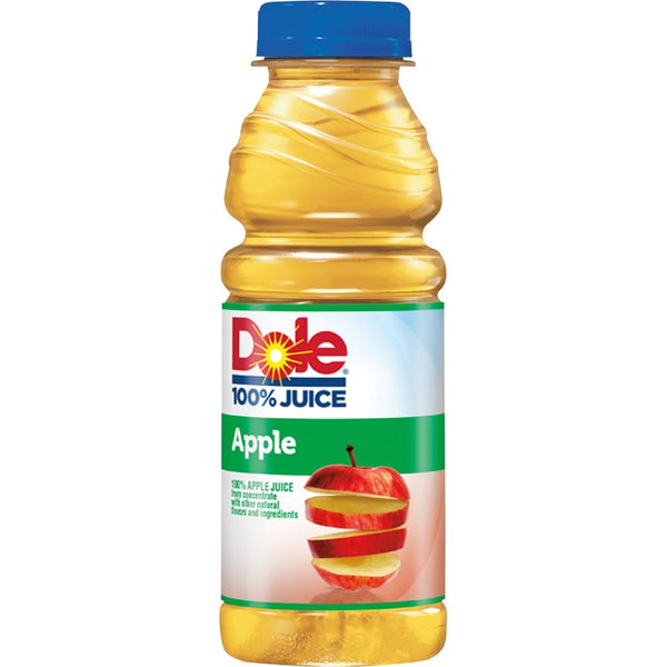 Dole Apple Juice, Plastic, 15.2oz., 12/CT, Gold (PEP123365)