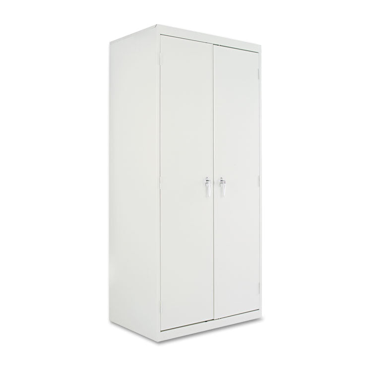 Alera® Assembled 78" High Heavy-Duty Welded Storage Cabinet, Four Adjustable Shelves, 36w x 24d, Light Gray (ALECM7824LG) Each