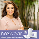 Nexwear Ultimate Bladder Control Pad 15-3/4 Inch Length Heavy Absorbency Polymer Core One Size Fits Most (1230170_CS) 90/CS