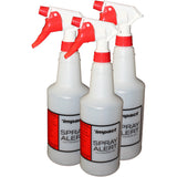 Spray Alert Spray Bottle, Leak Proof, 10.6" x 4.5" Width, White, 3/Pack (IMP5024SSPK) Pack of 3