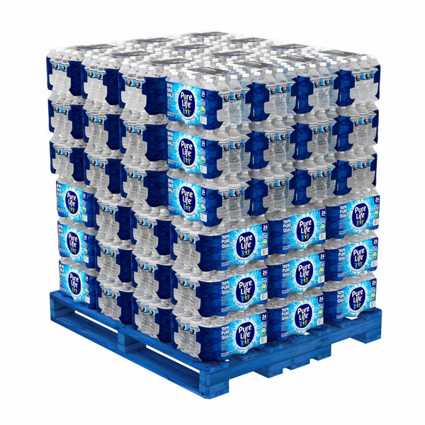 Pure Life Purified Water, 0.5 liter Bottles, 24/Carton, 78 Cartons/Pallet (NLE101264PL) 1 Pallet