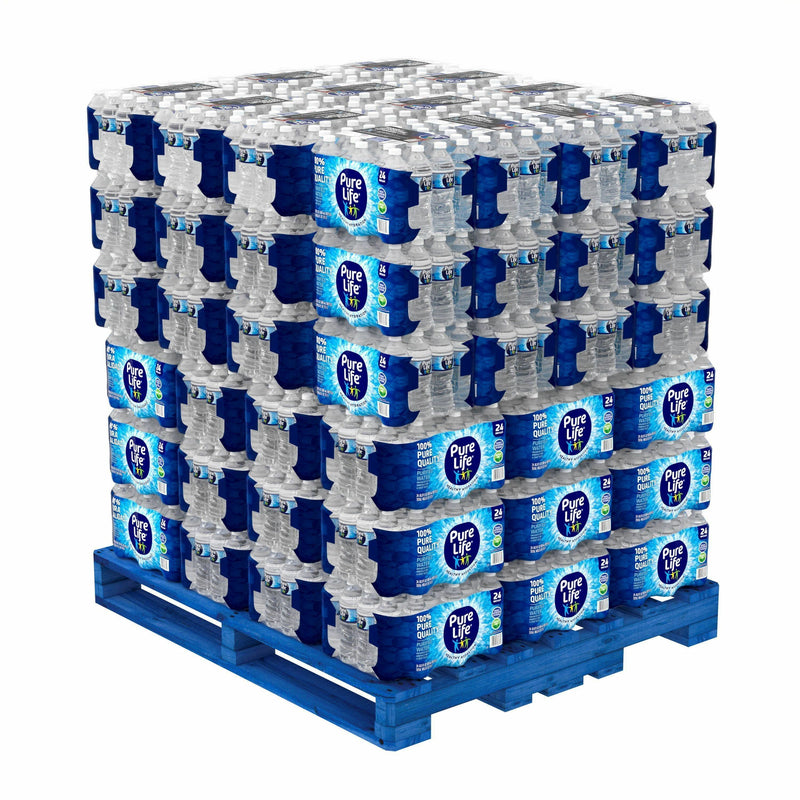 Pure Life Purified Water, 0.5 liter Bottles, 24/Carton, 78 Cartons/Pallet (NLE101264PL) 1 Pallet