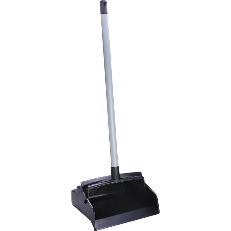 Genuine Joe Loby Dustpan, Plastic, Black (GJO85136)