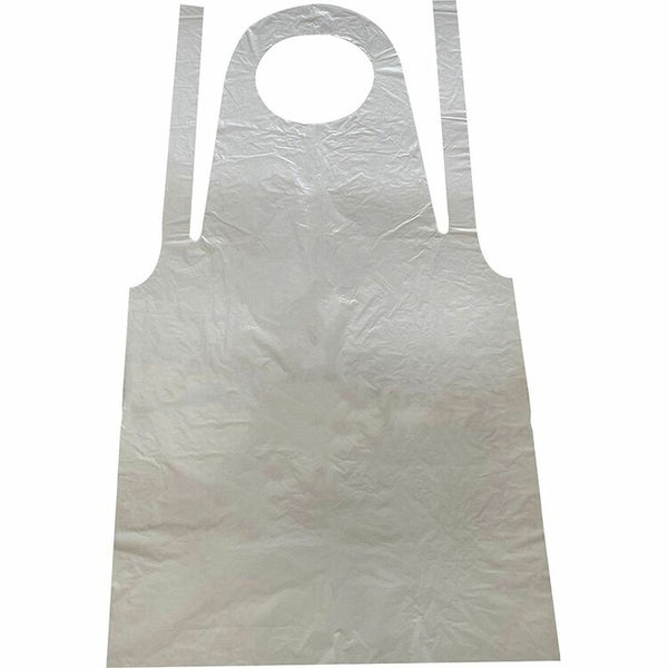 Genuine Joe Disposable Apron, Polyethylene, One Size Fits Most, 32"x50", WE (GJO85141)