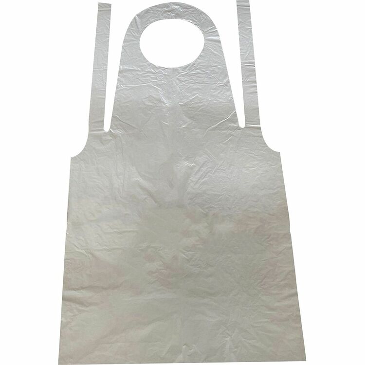 Genuine Joe Disposable Apron, Polyethylene, One Size Fits Most, 32"x50", WE (GJO85141)