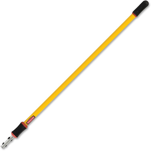 Rubbermaid Commercial HYGEN 48-96" Quick-Connect Extension Pole, Aluminum, Yellow (RCPQ76500YL00) Each