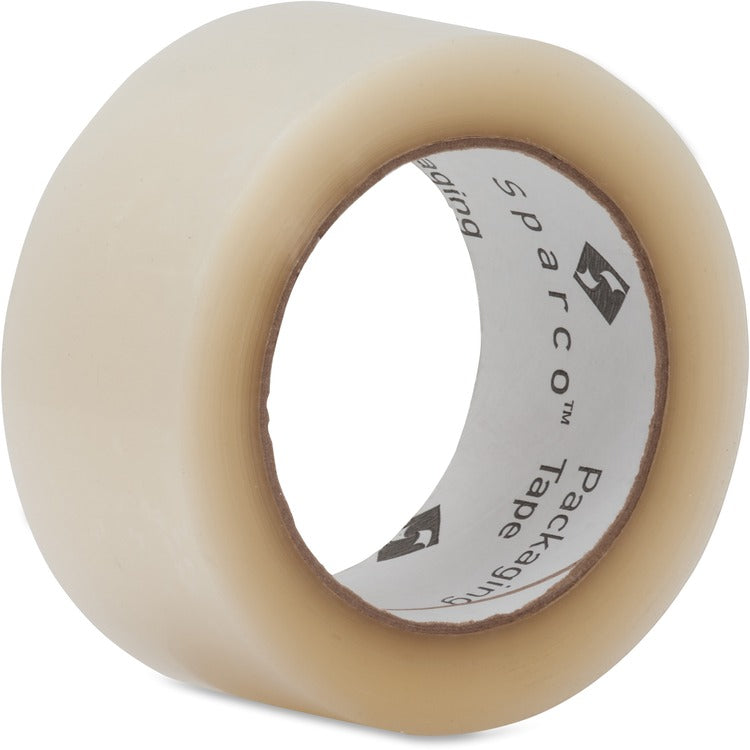 Sparco Packaging Tape Roll, 1.6 mil, 2"x110 Yards, 6RL/PK, Clear (SPR01613PK) 1 Pack