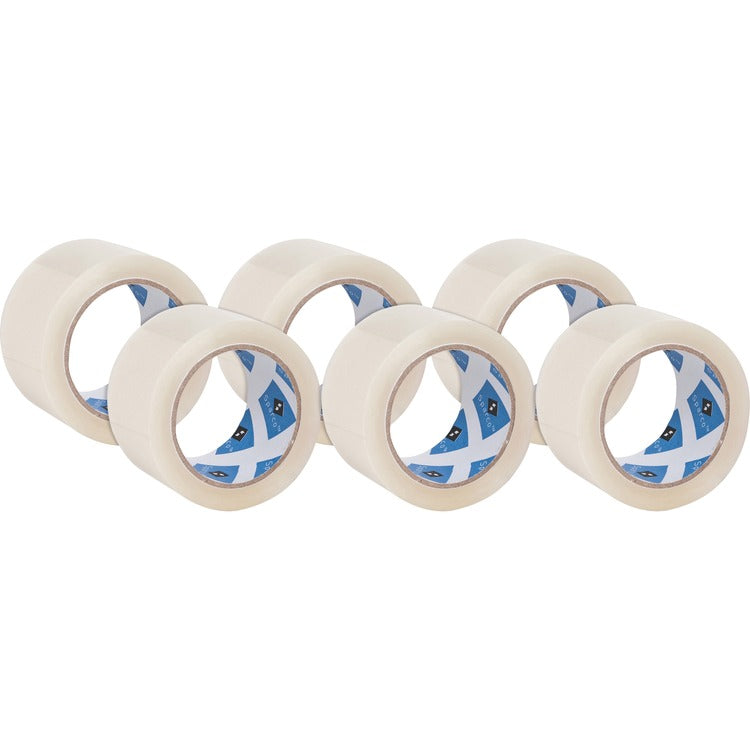 Sparco Packaging Tape Roll, 3" Core, 3.0 mil, 2"x55 Yds, 6RL/PK (SPR64010PK) 1 Pack