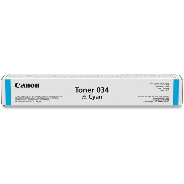 Canon Toner Cartridge, 7300 Page Yield, Cyan (CNMCRTDG034C)