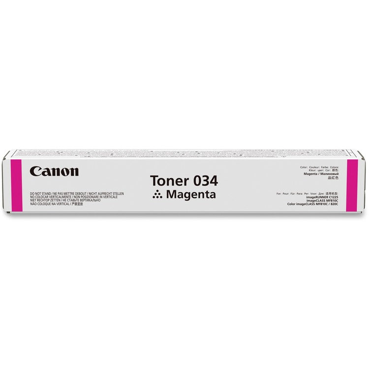 Canon Toner Cartridge, 7300 Page Yield, Magenta (CNMCRTDG034M)