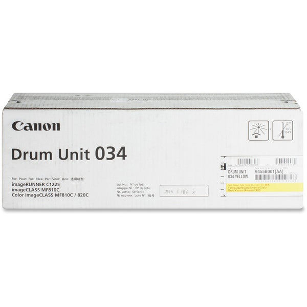 Canon Drum Unit, f/MF810CDN/820CDN, 35, 000 Page Yield, YW (CNMDRUM034Y)