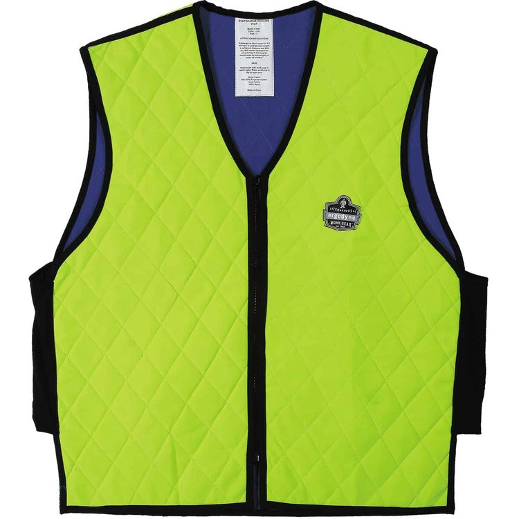 Ergodyne Evaporative Cooling Vest, Large, Lime (EGO12534) Each