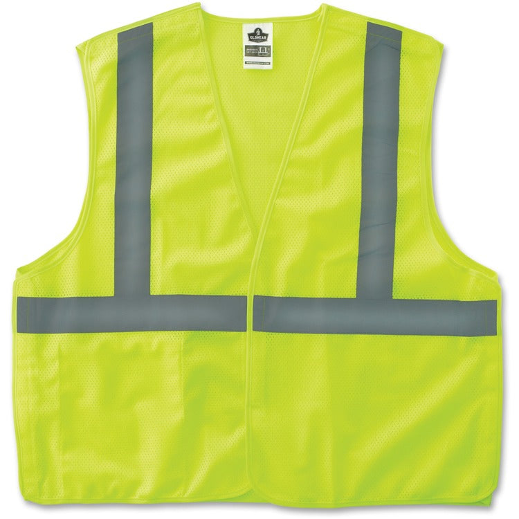GloWear Econo Breakaway Vest, CLS-2, L/XL, Lime (EGO21075) Each