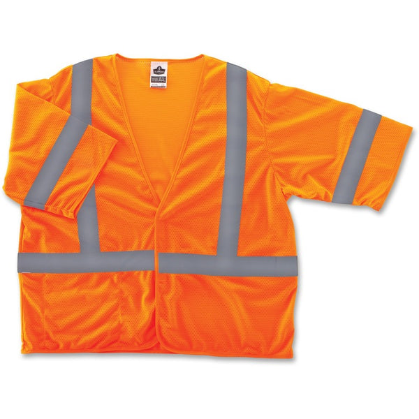 GloWear GloWear 8310HL Type R Class 3 Economy Mesh Vest, Orange, S/M (EGO22013) Each