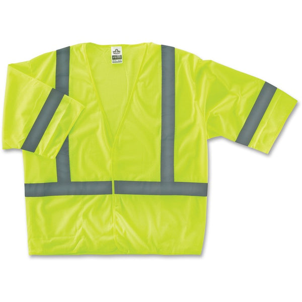 GloWear GloWear 8310HL Type R Class 3 Economy Mesh Vest, Lime, S/M (EGO22023) Each