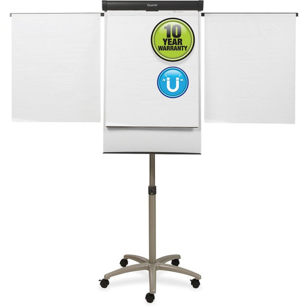 Quartet Mobile Magnetic Easel/Flipchart, 3' x 2', GPHT (QRTECM32EU)