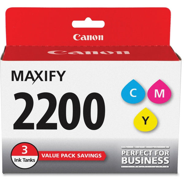 Canon Ink Tank, f/PG-2200, 3/PK, Cyan/Magenta/Yellow (CNMPGI2200CMY)