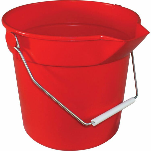 Impact Deluxe Hvy-Dty Bucket, 10Qt, Red (IMP5510R) Each