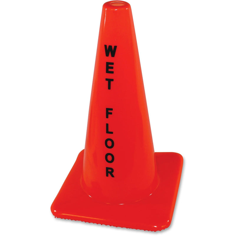 Impact Safety Cone Sign, Wet Floor, Orange (IMP9100) Each