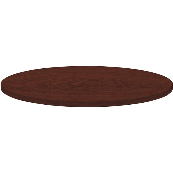 Lorell Round Table Top, 36", Mahogany (LLR62574)