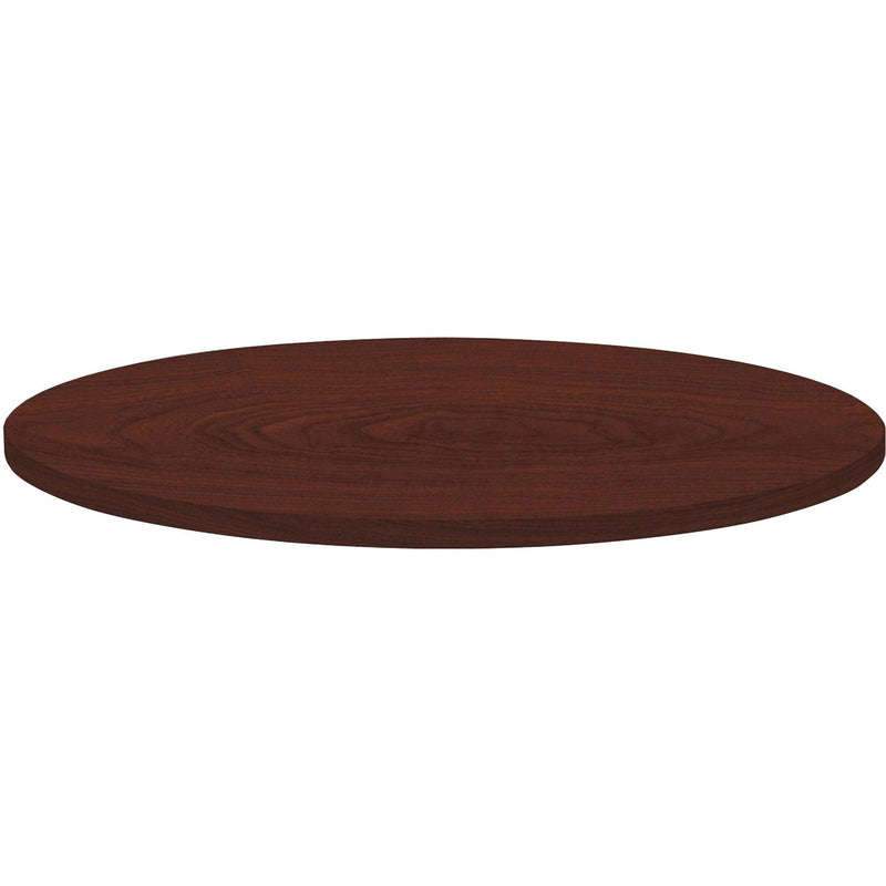 Lorell Round Table Top, 36", Mahogany (LLR62574) Each