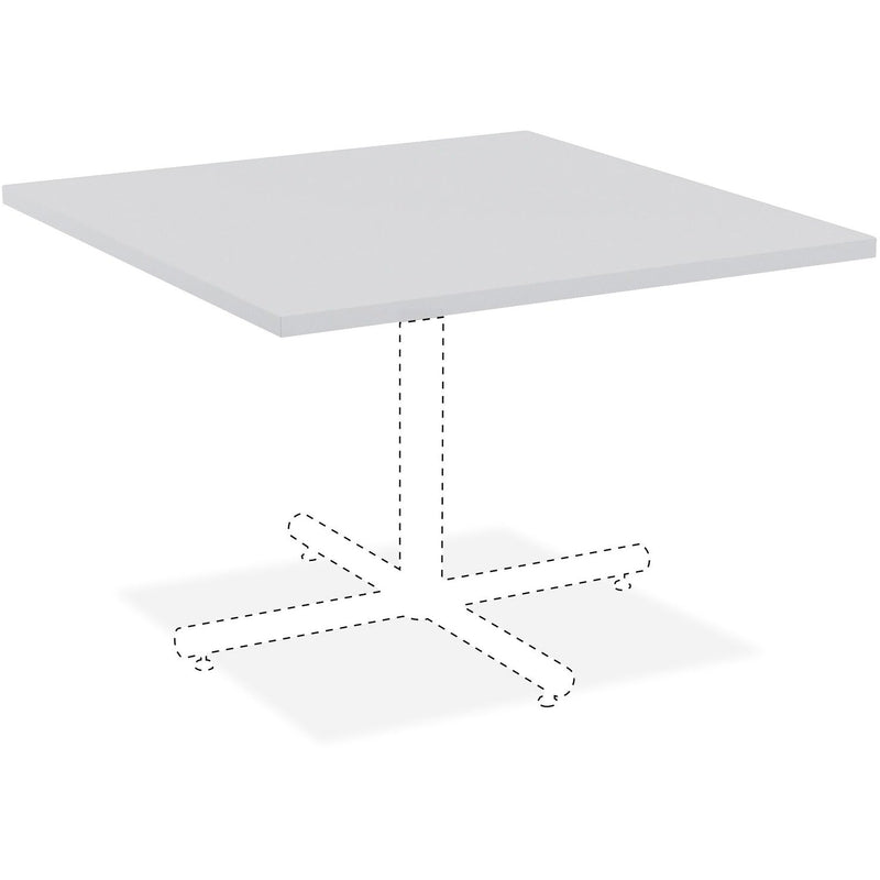 Lorell Table Top, 36"x36", Light Gray (LLR62583)