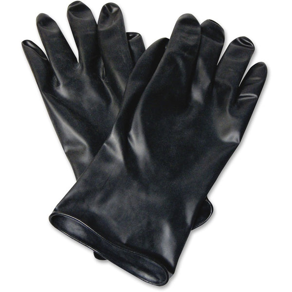Honeywell Butyl Chemcial Protection Gloves, SZ-8, 13mil, 1/PR, BK (NSPB1318) 1 Pair