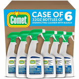 Comet Disinfecting Cleaner with Bleach, Unscented, 32 oz Spray Bottle (PGC30314CT) Case of 8