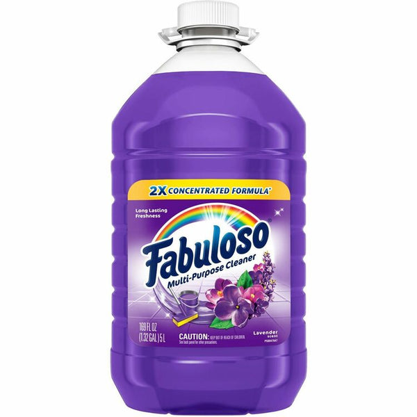 Fabuloso All-Purpose Cleaner, Concentrate, 1.69 Gal, 1BT, Lavender (CPC153122)