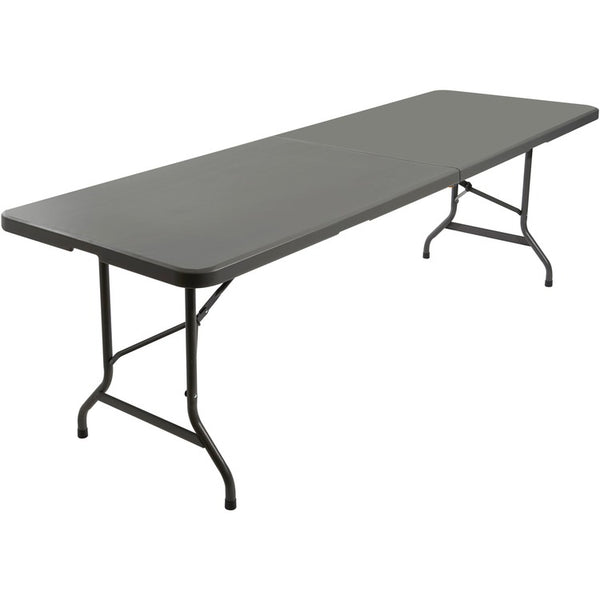 Iceberg Bfold Folding Table, 30" x 96", Charcoal (ICE65477) Each