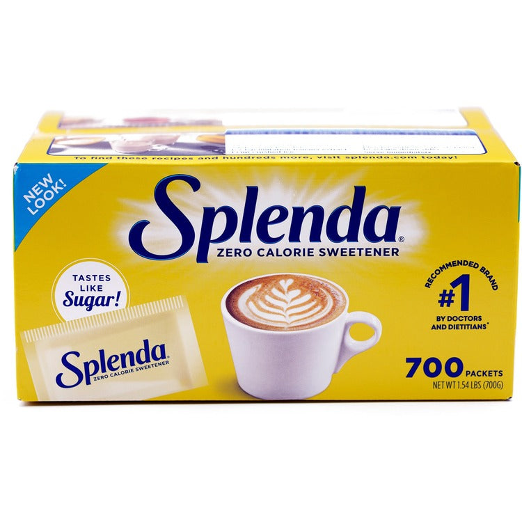 Splenda Sugar Substitute Packets, 1.0g, 700/BX, Yellow (SNH200063) Box ...