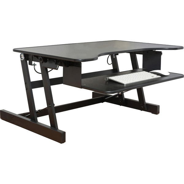 Lorell Desk Riser, Adjustable, 32"Wx21-1/2"Dx16"H, BK (LLR81974)