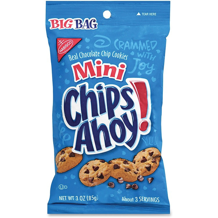 Chips Ahoy! Mini Chips Ahoy, 3oz., 12/CT, Blue (MDZ00679) Case of 12