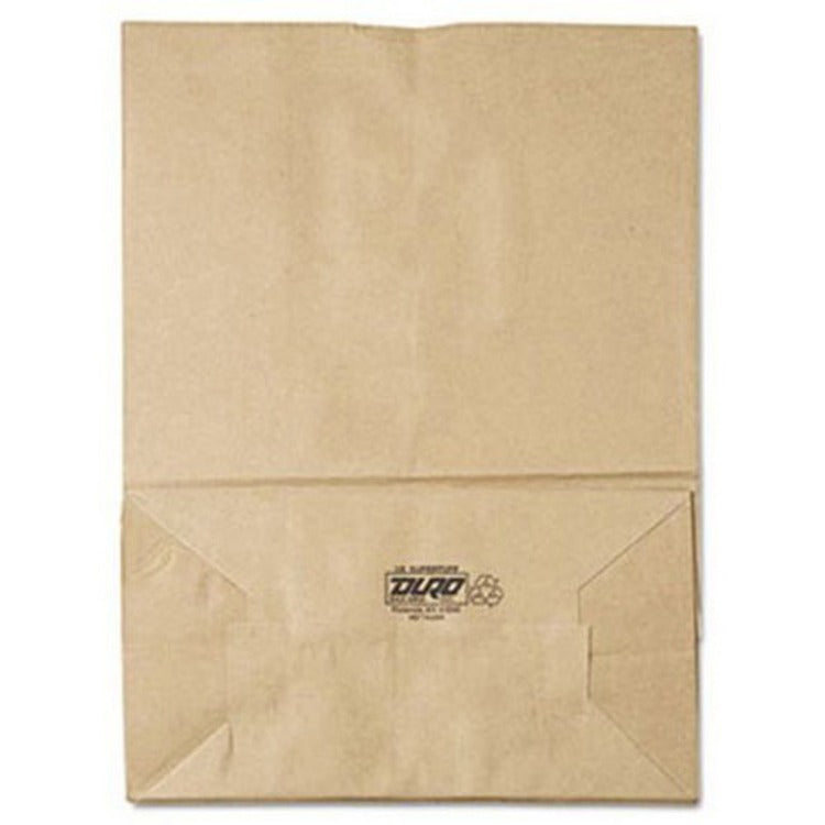 DURO Food Bag - Brown - Kraft, Paper - 400/Bundle - Grocery (DOB80080) Bundle of 400