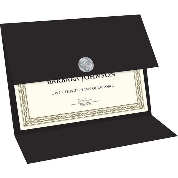Geographics Trifold Traditional Cerftificates, Black (GEO47838) Pack of 5