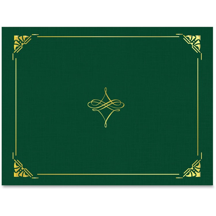 Geographics Certificate Cover, 8-1/2" x 11", 5SH/PK, Hunter Green (GEO47843) Pack of 5