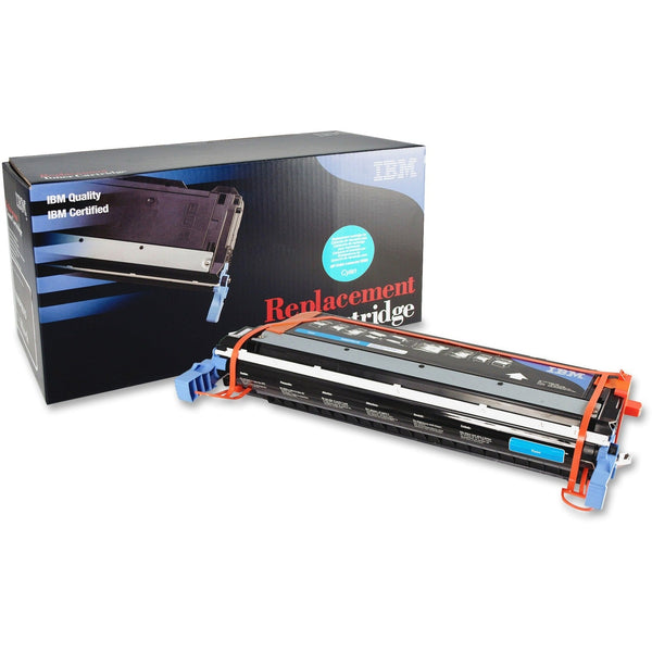 IBM Remanufactured Toner Cartridge, Alternative for HP 645A (C9731A), Laser, 12000 Pages, Cyan, 1 Each (IBMTG95P6576) Each